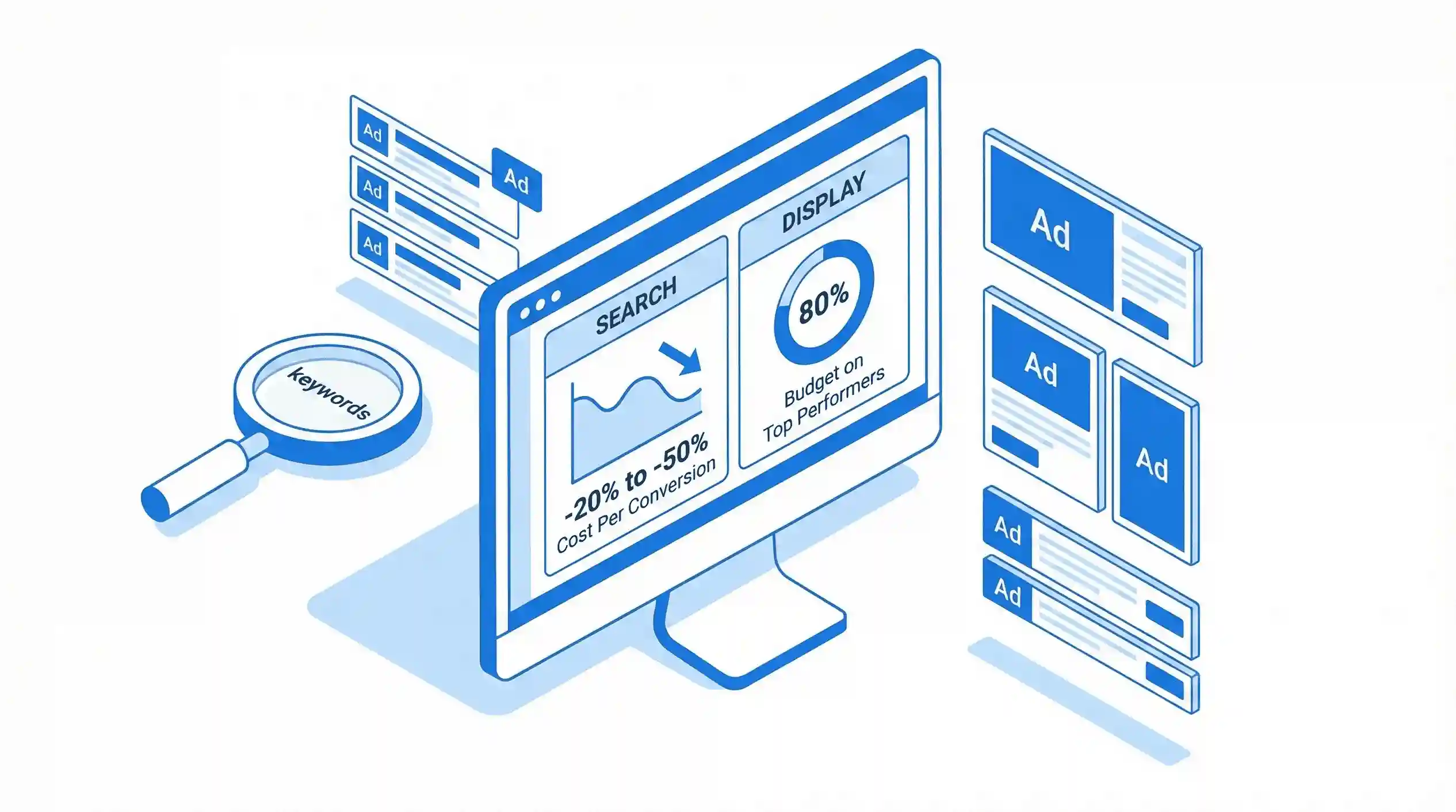 Google Ads : stratégies gagnantes en campagnes Search et Display
