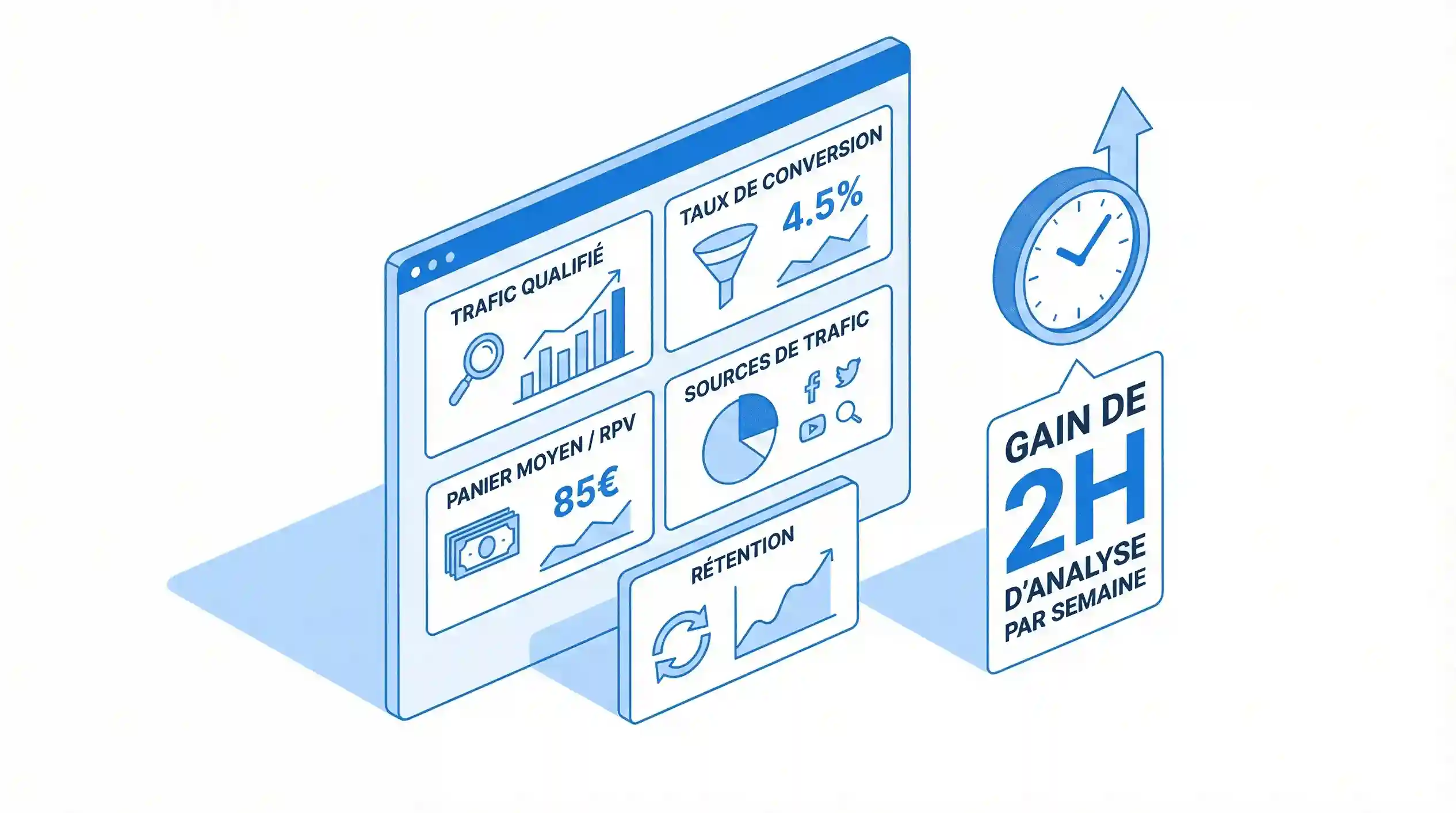 Dashboard web : les métriques clés pour piloter votre site efficacement